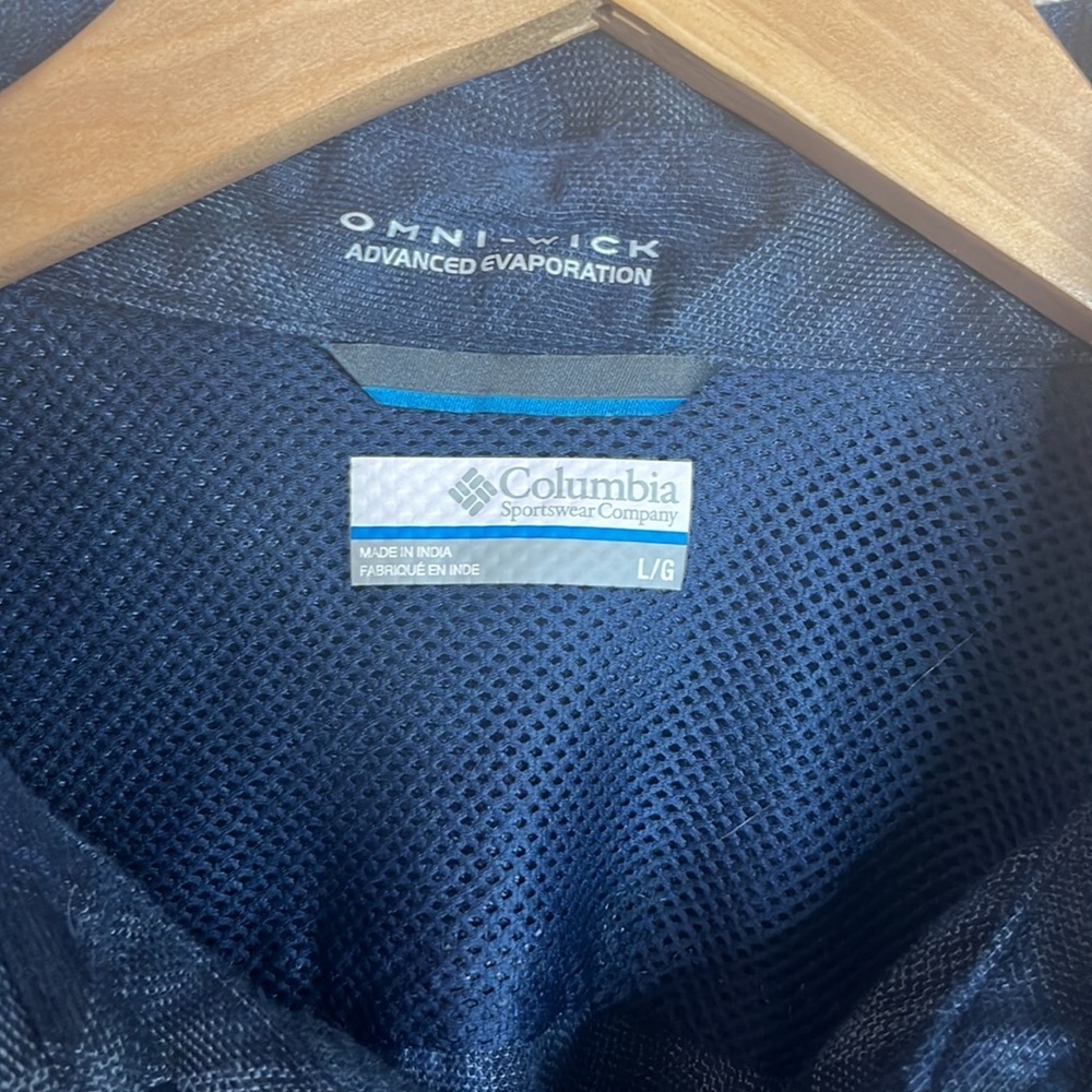 Columbia Omni-wick plaid long sleeve size L - Picture 3 of 4